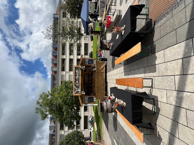 Die Almhütte an der Wallonischen Kirche Hanau – Überblick